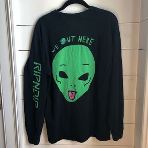 RIPNDIP “ We Out Here “ long sleeve shirt